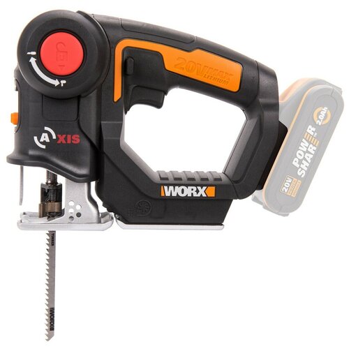 Лобзик-сабельная пила аккумуляторный Worx Axis WX5509 20 мм 20 В без АКБ и ЗУ коробка 1416800₽