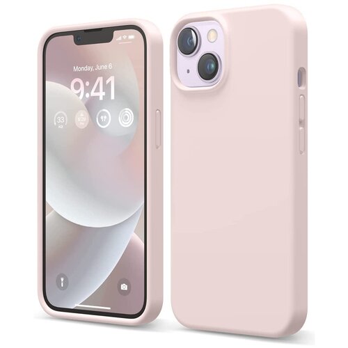 Чехол Elago Soft Silicone для iPhone 14, розовый