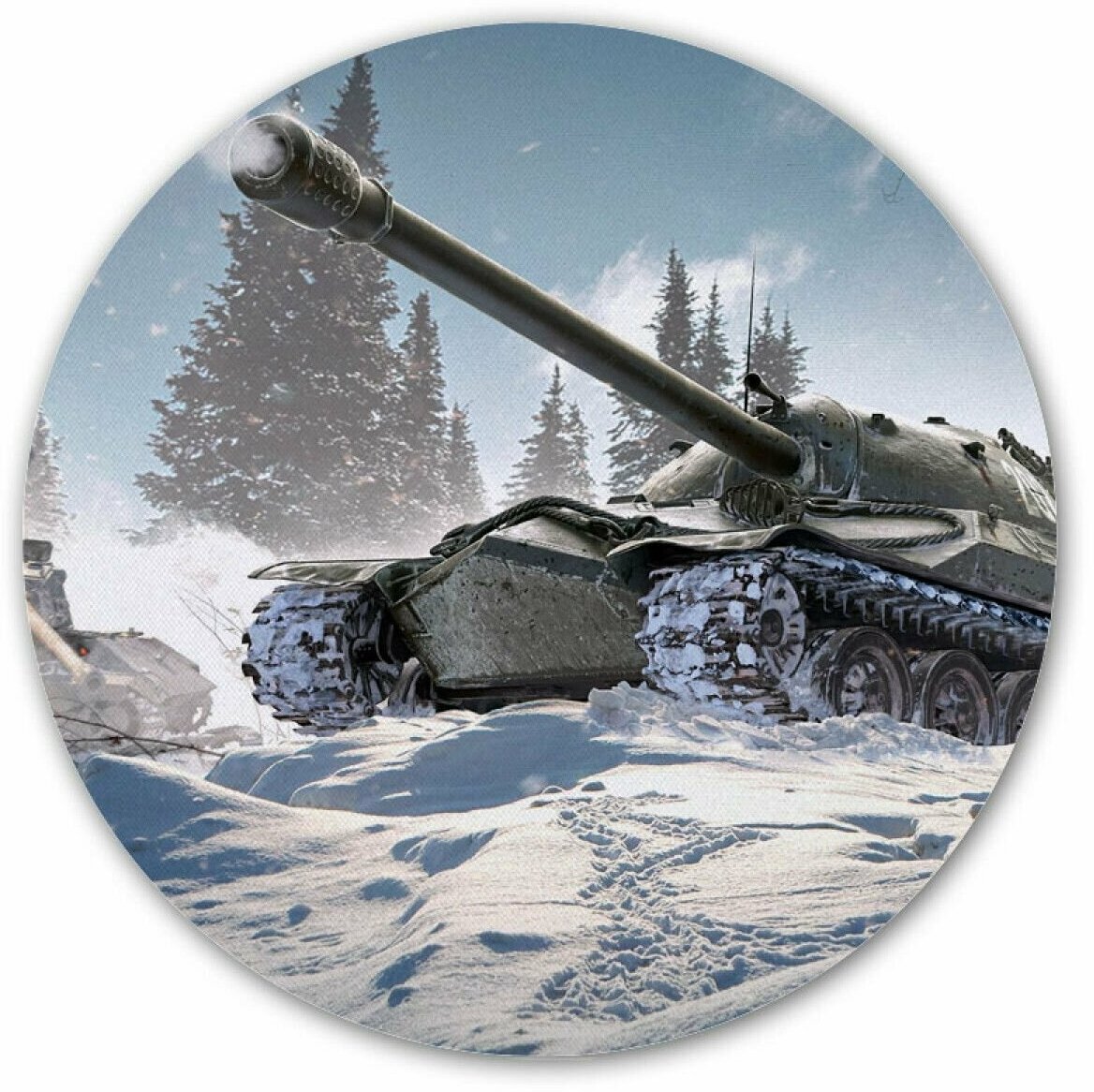 Коврик для мышки круглый World of Tanks