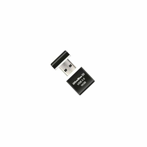 Флешка OltraMaх 50, 16 Гб, USB2.0, чт до 15 Мб/с, зап до 8 Мб/с, чёрная флешка oltramaх 30 64 гб usb2 0 чт до 15 мб с зап до 8 мб с чёрная