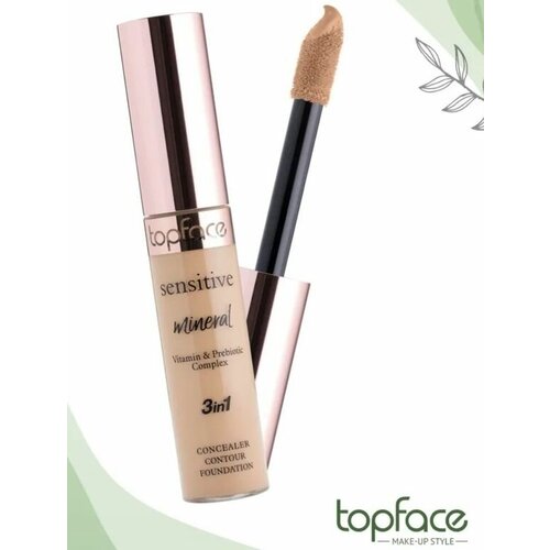 Topface Консилер минеральный Sensitive Mineral 3 in 1 Concealer PT471 , тон 04 light to medium