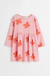 Платье H&M для девочек, цвет Розовый; размер 98/104