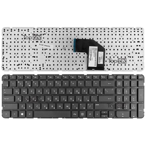 Клавиатура для ноутбука HP Pavilion G6-2000 G6-2100 G6-2200 Series Плоский Enter Черная без рамки PN AER36700010 1150₽