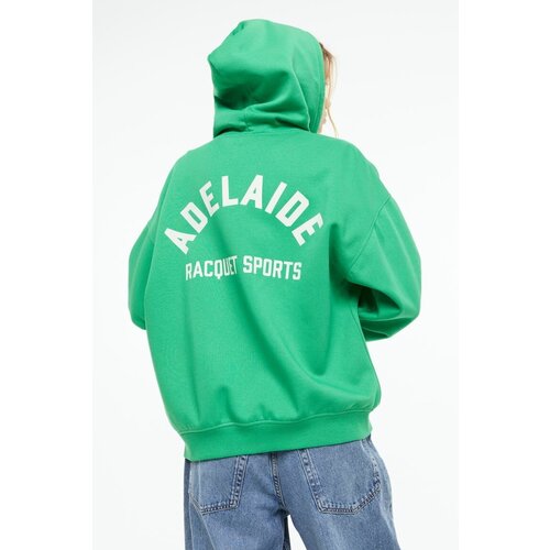 фото Толстовка оверсайз - зеленый - xl h&m