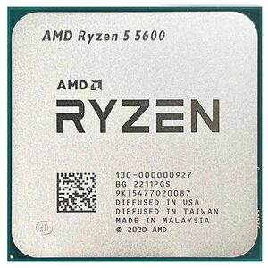 Процессор AMD Ryzen 5 5600 AM4, 6 x 3500 МГц, OEM