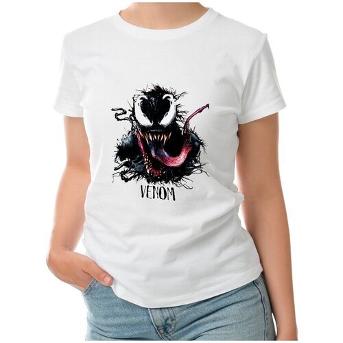 фото Футболка roly, размер m, белый