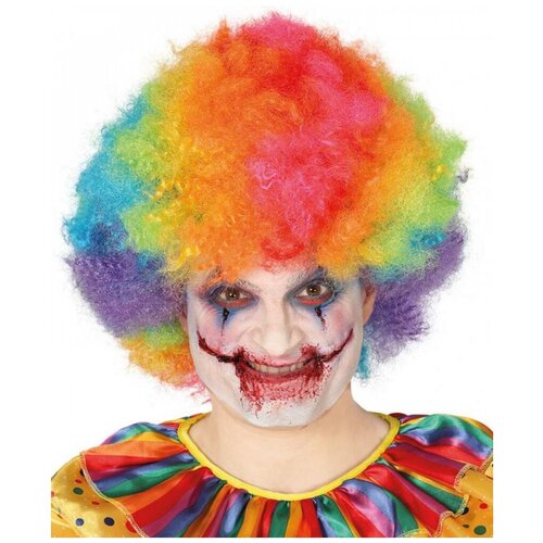 Разноцветный клоунский парик (12269) разноцветный клоунский парик 12269