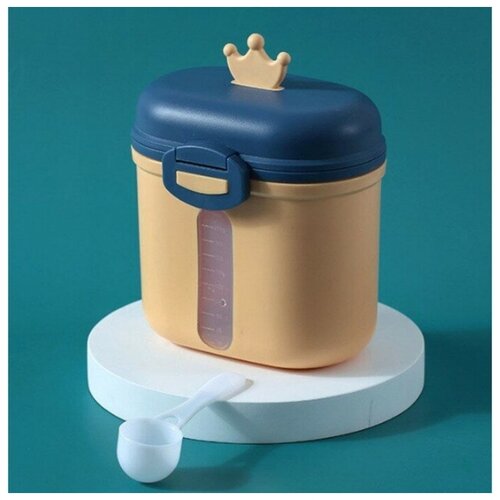 фото Контейнер для хранения детского питания «корона», 360 гр, цвет желтый mum&baby
