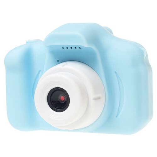 Детский фотоаппарат голубой.