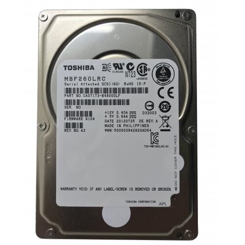 Жесткий диск Toshiba CA07173-B48000LF 600Gb SAS 25 HDD 3620000₽