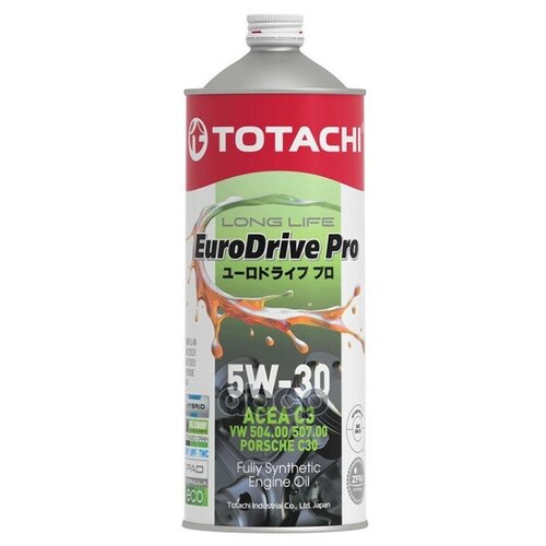 Синтетическое моторное масло TOTACHI EURODRIVE PRO LL Fully Synthetic 5W-30 API SN, ACEA C3 1л