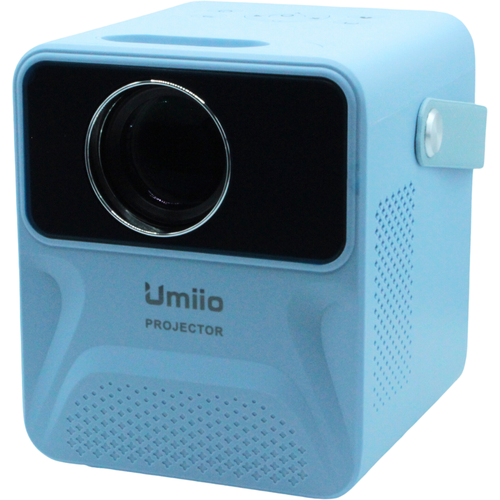 Мини проектор домашний для фильмов UMIIO SMART FULL HD голубой