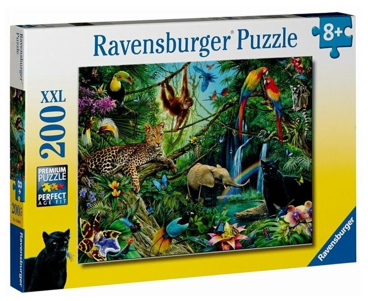 Пазл Ravensburger, Джунгли 200 эл. - фото №4