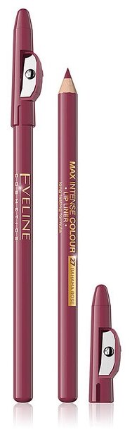 Карандаш для губ EVELINE Max intense colour тон 27 bahama rose