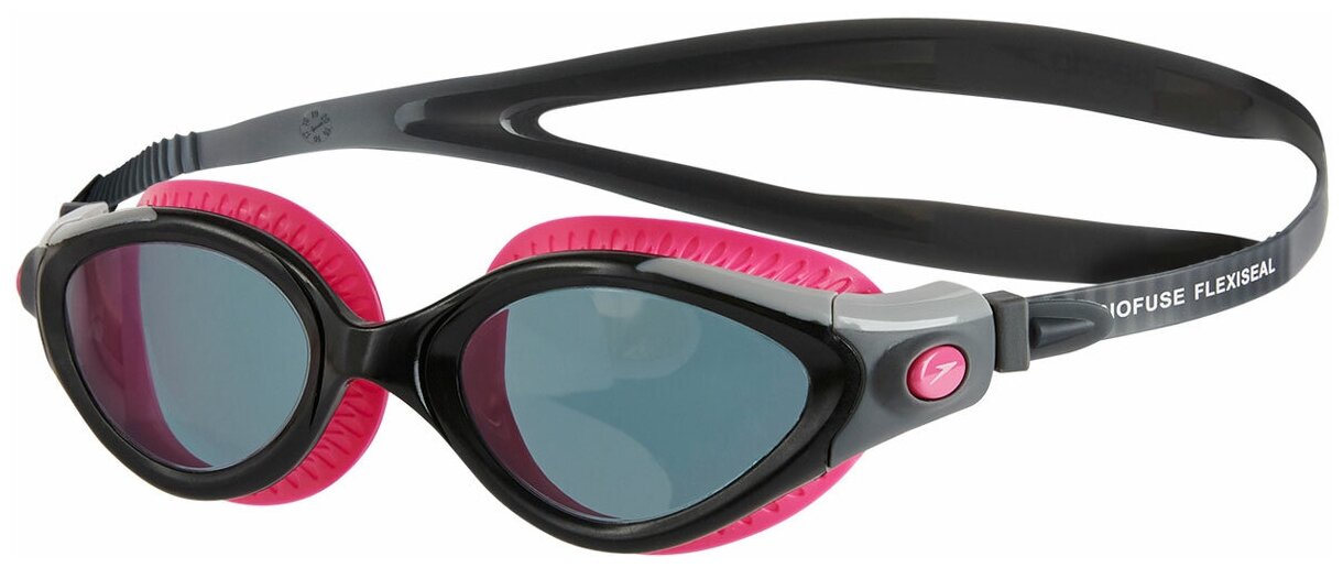 Очки для плавания Speedo Futura Biofuse Flexiseal, арт.8-11314B980, Дымчатые линзы, черная оправа