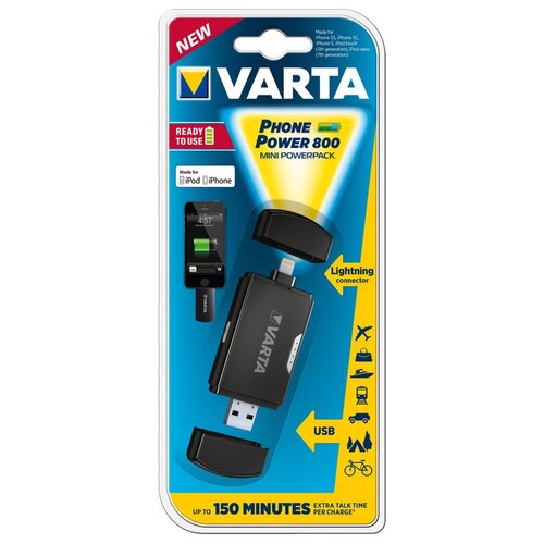 Внешний аккумулятор VARTA Lightning iPhone 5-6 iPad