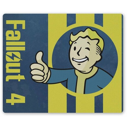 Коврик для мышки прямоугольный Fallout 4 - Vault Boy