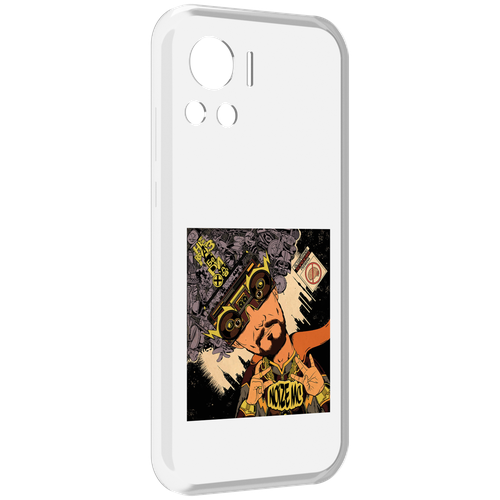 Чехол MyPads Неразбериха Noize MC для Motorola Edge 30 Ultra задняя-панель-накладка-бампер