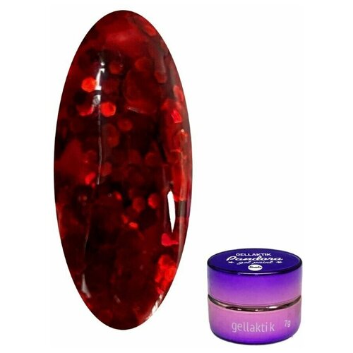 Gellaktik Гель-краска PANDORA SCALE 09 красная 7 гр