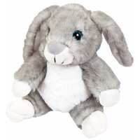 Мягкая игрушка ABtoys Кролик серый, 17 см. M2065