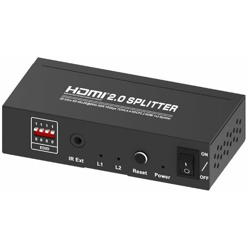 HDMI делитель DMC sp 102a 2.0 свитч hdmi разветвитель на два устройства
