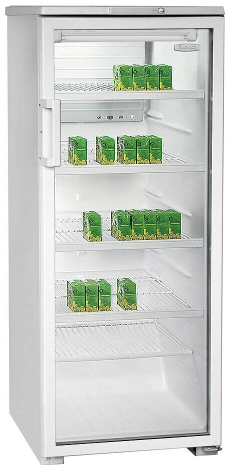 Холодильная витрина БИРЮСА , однокамерный, белый - фото №1