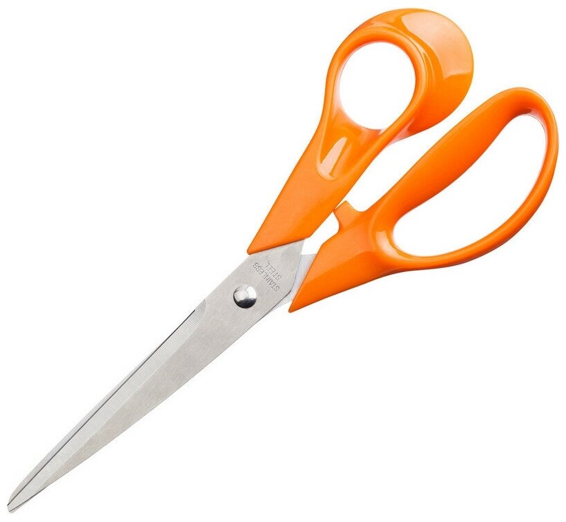 Ножницы Attache Orange 203 мм с пластиковыми эллиптическими ручками