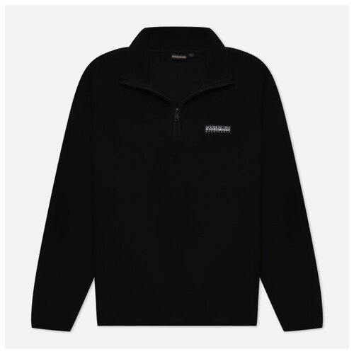 Мужская толстовка Napapijri Morgex Half Zip Fleece чёрный, Размер S