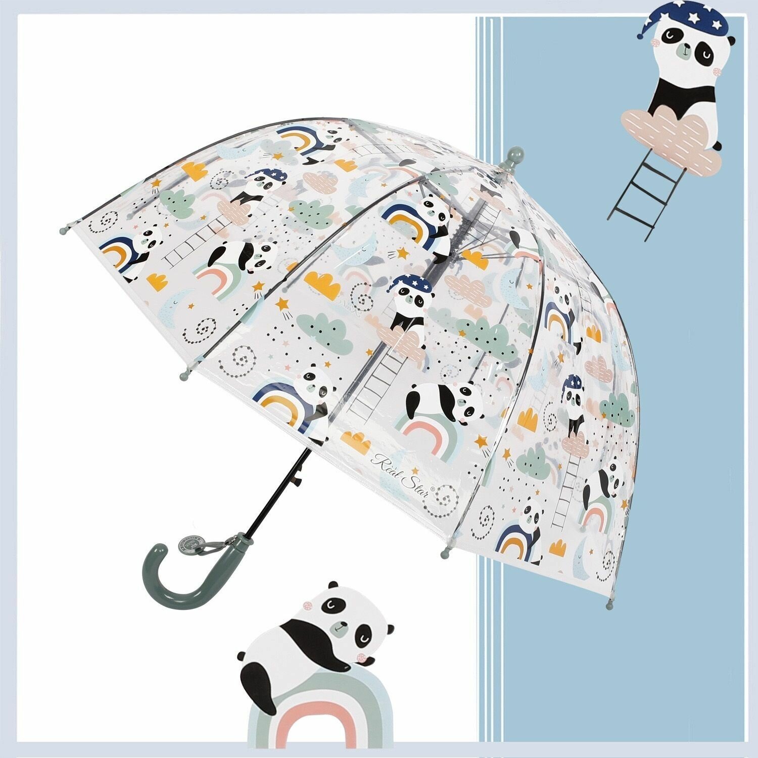 Зонт детский "панда"