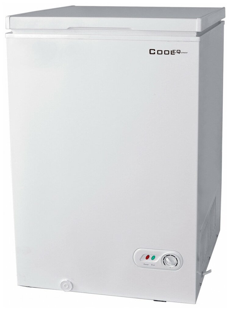 Ларь морозильный встраиваемый вертикальный COOLEQ CF-100, 98,3 л, белый, с корзиной, до -18C