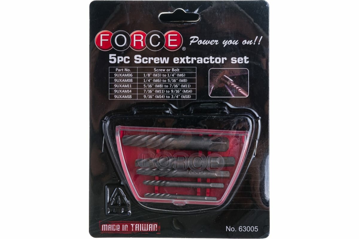 Экстрактор резьбы Force 63005 .