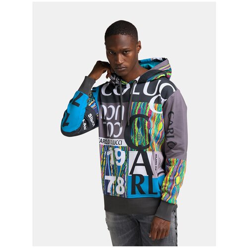 фото Худи, цвет серый микс, размер xxl carlo colucci