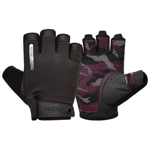 Перчатки для тяжелой атлетики RDX T2 HALF PINK - RDX - Розовый - M