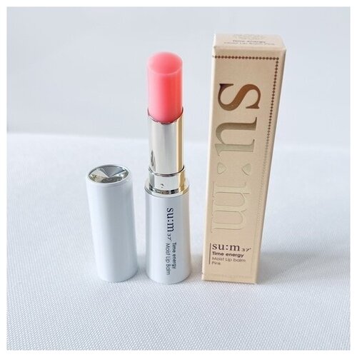 Su: m37 влажный, ухаживающий бальзам для губ Time Energy Moist Lip Balm Pink ligne st barth бальзам для губ с экстрактом сахарного тростника sugar cane lip care balm