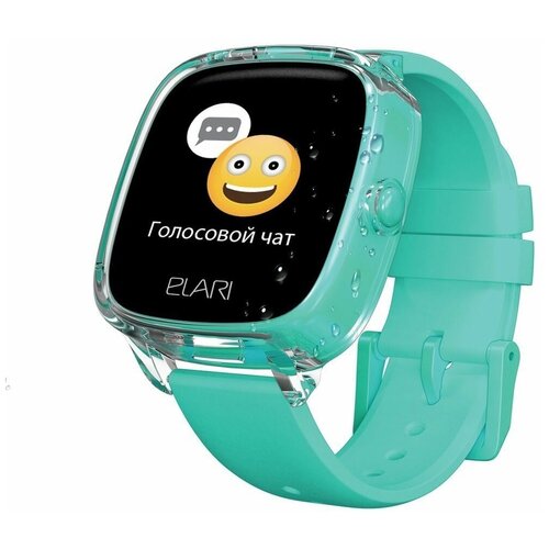 Детские умные смарт часы-телефон ELARI KidPhone Fresh 2G c защитой от воды и пыли IP67 навигацией и красочным экраномзелёые 399000₽
