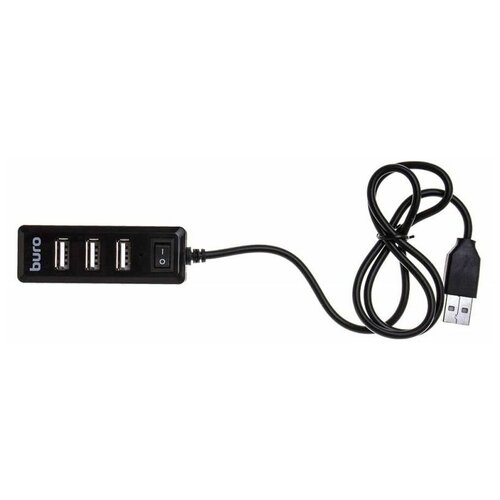 разветвитель usb 20 bu-hub4-05l-u20 4порт черный 229000₽