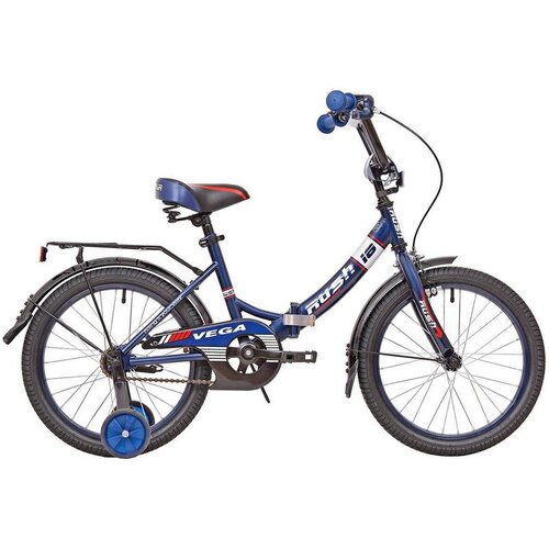 Детский велосипед Rush Hour Vega 180 год 2023 цвет Черный 9640₽