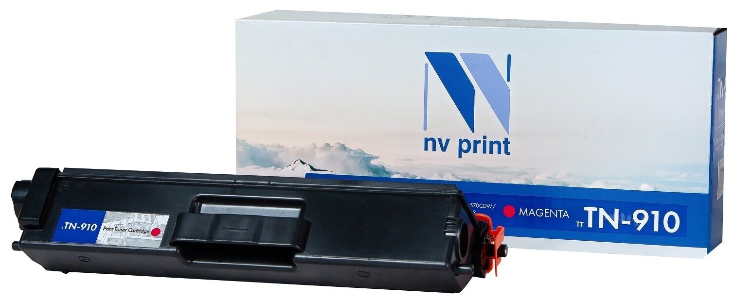 Картридж NV Print TN-910 Magenta для принтеров Brother HL-L9310/ MFC-L9570CDW/ MFC-L9570/ MFC-L9570CDWR, 9000 страниц