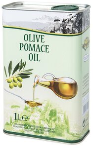 Фото Оливковое масло для жарки Olive Pomace, холодного отжима, 1 л