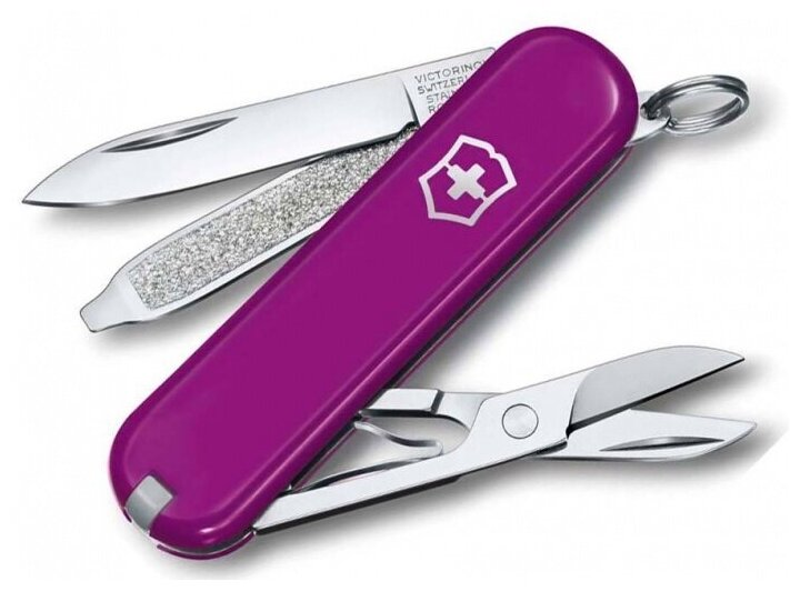 Victorinox 0.6223.52G Нож-брелок victorinox classic sd colors, 58 мм, 7 функций, tasty grape