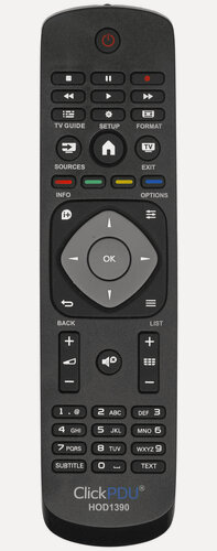 Изображение товара Универсальный пульт ClickPDU Универсальный пульт управления ClickPDU HOD1390 для телевизоров PHILIPS