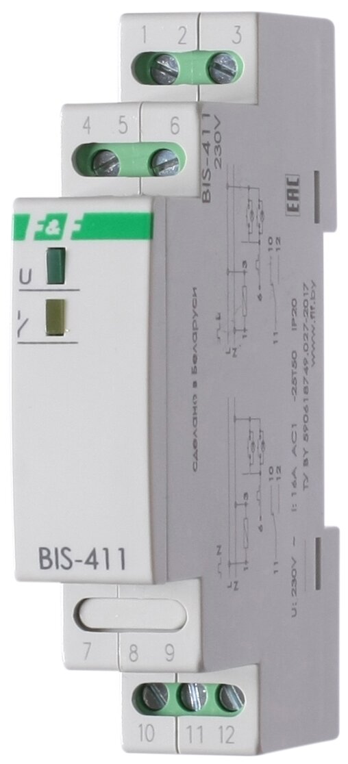 Импульсное реле F&F BIS-411