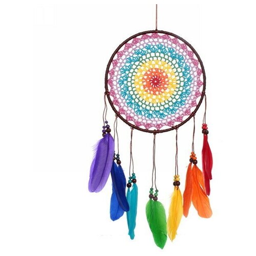 Украшение-оберег Ловец Снов-Радуга 2060см 724₽