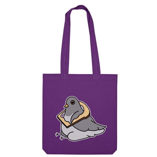 фото Сумка шоппер us basic, фиолетовый