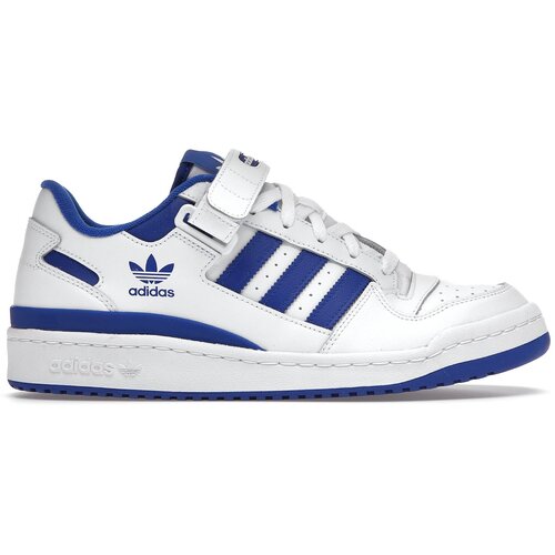 Кроссовки adidas Originals Forum Low Cloud White/Cloud White/Royal Blue / 42 2/3 EU  - купить