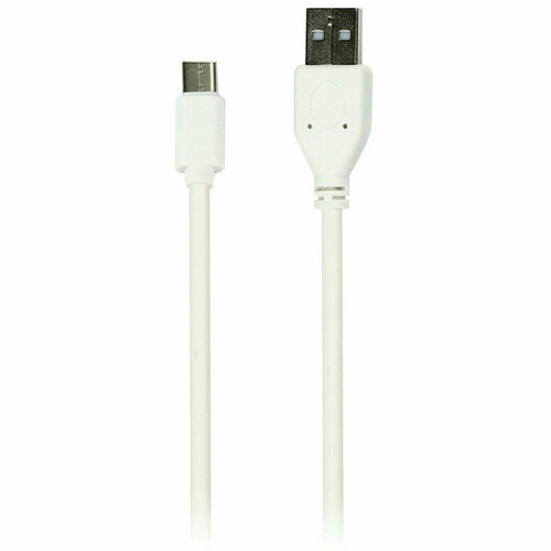 Кабель Smartbuy iK-3112, USB2.0 (A) - Type C, 2A output, 1м, белый, белый, 337155