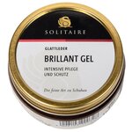 Гель для обуви SOLITAIRE Brillant Gel 100ml темно-коричневый - изображение