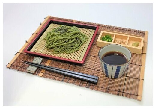 Лапша с зеленым чаем "Матча соба" Miura Shokuhin 500г. Japan - фотография № 4