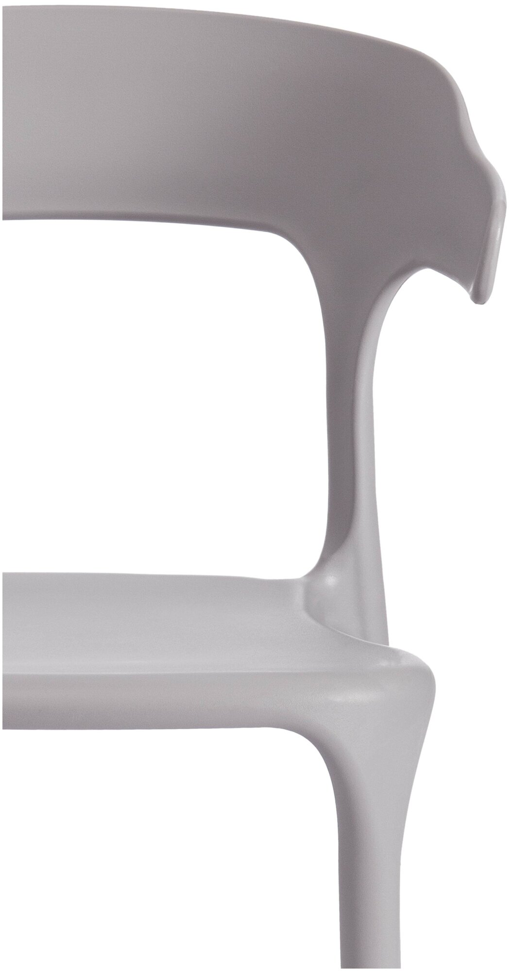 Комплект стульев для кухни TetChair TON (mod. PC36), 4шт., пластик, тёмно-серый - фотография № 8