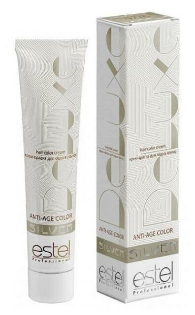 ESTEL De Luxe Silver крем-краска для седых волос, 6/71 темно-русый коричнево-пепельный, 60 мл